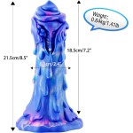 Wildolo APP-Controlled Vibrator, Silicone Dildo, 8.5" Premium Vibrator---Designer Series