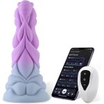 Wildolo 8.5’’ APP Controlled Silicone Dildo with Vibrating Fuction, 6.6’’ Insertable Length, 1.6’’ Mini Width, 2.4’’ Max Width Wildolo 8.5’’ APP Controlled Silicone Dildo with Vibrating Fuction, 6.6’’ Insertable Length, 1.6’’ Mini Width, 2.4’’ Max Width