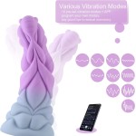 Wildolo 8.5’’ APP Controlled Silicone Dildo with Vibrating Fuction, 6.6’’ Insertable Length, 1.6’’ Mini Width, 2.4’’ Max Width Wildolo 8.5’’ APP Controlled Silicone Dildo with Vibrating Fuction, 6.6’’ Insertable Length, 1.6’’ Mini Width, 2.4’’ Max Width