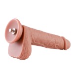 Auxfun Brown TPE Extra  Dildo with EzfunLok, Sex Machine Attachment Auxfun Brown TPE Extra  Dildo with EzfunLok, Sex Machine Attachment