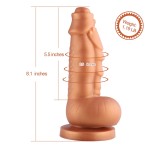 Hismith 8.1" Squamule Silicone Dildo with KlicLok System for Hismith Premium Sex Machine - Monster Series Hismith 8.1" Squamule Silicone Dildo with KlicLok System for Hismith Premium Sex Machine - Monster Series