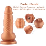 Hismith 8.1" Squamule Silicone Dildo with KlicLok System for Hismith Premium Sex Machine - Monster Series Hismith 8.1" Squamule Silicone Dildo with KlicLok System for Hismith Premium Sex Machine - Monster Series