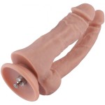 7" Double Penis Silicone Dildo for Premium Sex Machine with KlicLok System 7" Double Penis Silicone Dildo for Premium Sex Machine with KlicLok System