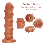 Hismith 10" Silicone Screw Dildo with KlicLok System for Hismith Premium Sex Machine Hismith 10" Silicone Screw Dildo with KlicLok System for Hismith Premium Sex Machine