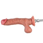 Hismith 8.9" Dual-density Silicone Dildo with Real Penis-like Texture, Head and Eggs Hismith 8.9" Dual-density Silicone Dildo with Real Penis-like Texture, Head and Eggs