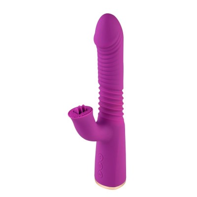 Auxfun Conner Vibrating Telescopic Pleasure Wand for Enhanced Vaginal and Clitoral Stimulation