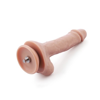 Hismith 8.38" Silicone Dildo ,5.9" Insertable Length, Max Width 1.5" with KlicLok System