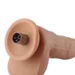 Auxfun Extra Length with Flexible Pipe TPE dildo with 3XLR Connector/ 3 Pin Attachments Auxfun Extra Length with Flexible Pipe TPE dildo with 3XLR Connector/ 3 Pin Attachments