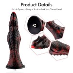 Hismith 10.2” Silicone Evil Fisher Dildo with KlicLok System Hismith 10.2” Silicone Evil Fisher Dildo with KlicLok System