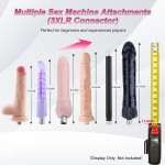 Sex Machine Automatic Love Machine with Remote Control & Graded Dildo, AUXFUN Thrusting Fuck Machine with 3XLR Connector & APP