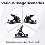 AUXFUN Sex Machine Realistic Dildo,Fuck Machine for Man with 3XLR Connector ,Adult Toys with 8 Accessories