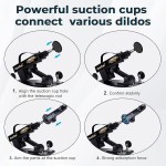 AUXFUN Sex Machine Realistic Dildo,Fuck Machine for Man with 3XLR Connector ,Adult Toys with 8 Accessories