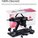 AUXFUN Sex Machine Realistic Dildo,Fuck Machine for Man with 3XLR Connector ,Adult Toys with 8 Accessories