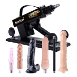 AUXFUN Sex Machine wit 6 Accessories,Couples Sex Toys Jugetes Sexuales with 3XLR Connector Hands Free