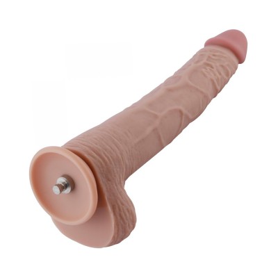 Hismith 11.8" Master Series Extra-length Silicone Dildo for Hismith Sex Machine with KlicLok System, 1.9" Diameter