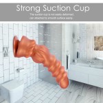 Hismith 8.5" Drilling Worm Novelty Silicone Dildo with Suction Cup Hismith 8.5" Drilling Worm Novelty Silicone Dildo with Suction Cup