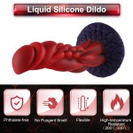 Wildolo 8.20" Monster Dildo With Suction Cup For Hands- Free Play Flexible Fantasy Dragon Toy