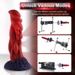 Wildolo 8.20" Monster Dildo With Suction Cup For Hands- Free Play Flexible Fantasy Dragon Toy