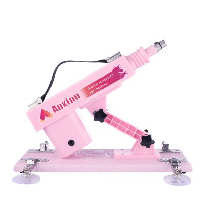 Auxfun Affordable Basic 3XLR System Fucking Machine in Pink, Multi-Speed, Multi-Angle and Low Noise
