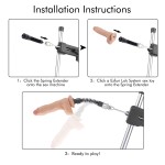 Auxfun 4.7 Inches Length Spring Adapter with EzfunLok System, Use for EzfunLok Connector Sex Machine Auxfun 4.7 Inches Length Spring Adapter with EzfunLok System, Use for EzfunLok Connector Sex Machine
