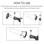 Auxfun 3.5 Inches Diameter Suction Cup with EzfunLok System and 3XLR System, Sex Machine Attachment Auxfun 3.5 Inches Diameter Suction Cup with EzfunLok System and 3XLR System, Sex Machine Attachment