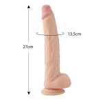 Auxfun 9.5'' Extended Keeled Dildo with EzfunLok Connector, 7.2" Insertable Length 1.6'' Max Width Auxfun 9.5'' Extended Keeled Dildo with EzfunLok Connector, 7.2" Insertable Length 1.6'' Max Width