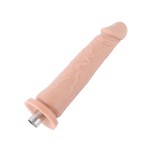 Auxfun Extra Length Dildo with Bulit-in Keel, 3XLR Connector / 3 Pin Attachments for Sex Machine Auxfun Extra Length Dildo with Bulit-in Keel, 3XLR Connector / 3 Pin Attachments for Sex Machine
