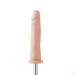 Auxfun Extra Length Dildo with Bulit-in Keel, 3XLR Connector / 3 Pin Attachments for Sex Machine Auxfun Extra Length Dildo with Bulit-in Keel, 3XLR Connector / 3 Pin Attachments for Sex Machine
