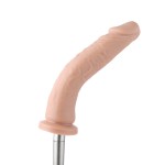 Auxfun Extra Length Dildo with Bulit-in Keel, 3XLR Connector / 3 Pin Attachments for Sex Machine Auxfun Extra Length Dildo with Bulit-in Keel, 3XLR Connector / 3 Pin Attachments for Sex Machine