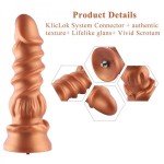 Hismith Monster Series 8.46" Spiral Grain Silicone Dildo with KlicLok System for Hismith Premium Sex Machine Hismith Monster Series 8.46" Spiral Grain Silicone Dildo with KlicLok System for Hismith Premium Sex Machine