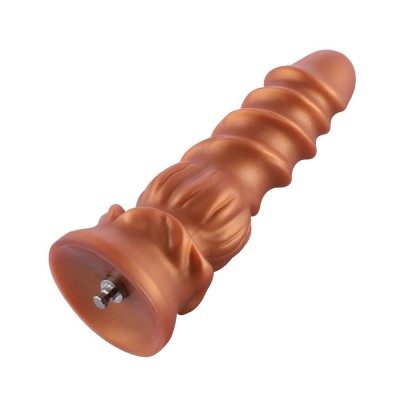 Hismith Monster Series 8.46" Spiral Grain Silicone Dildo with KlicLok System for Hismith Premium Sex Machine
